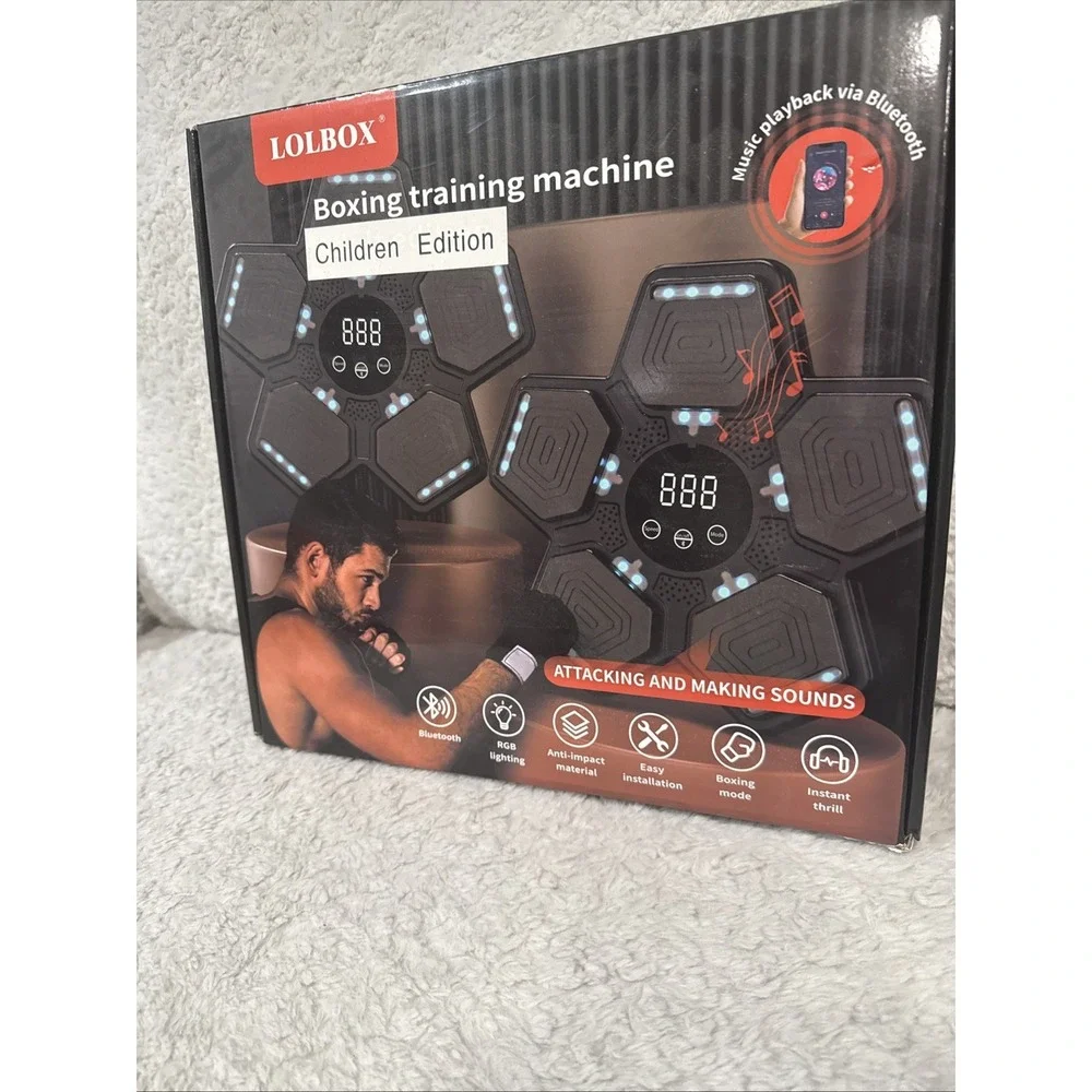 2025 Music Boxing Machine for Adults and Kids, Smart Interactive Boxing Training